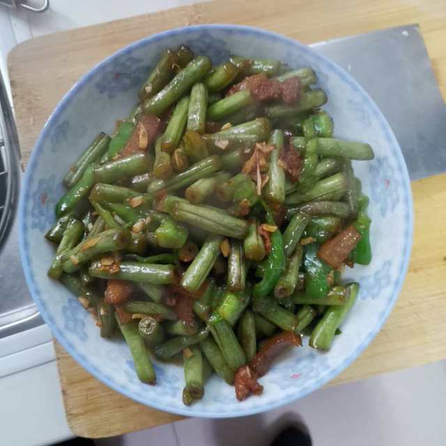 刀豆炒肉丝