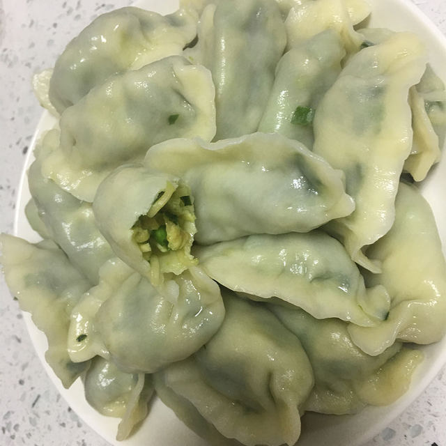 韭菜鸡蛋素饺子