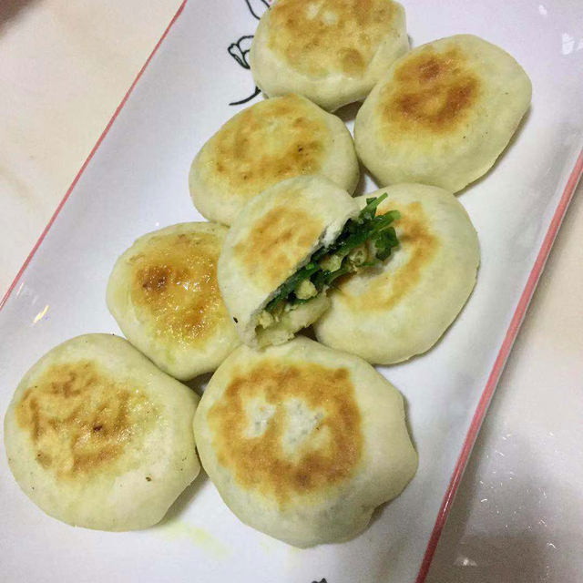 发面韭菜煎饼