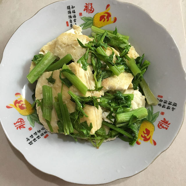 香芹香煎豆腐