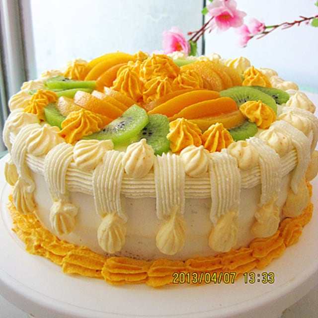 给自己的生日蛋糕