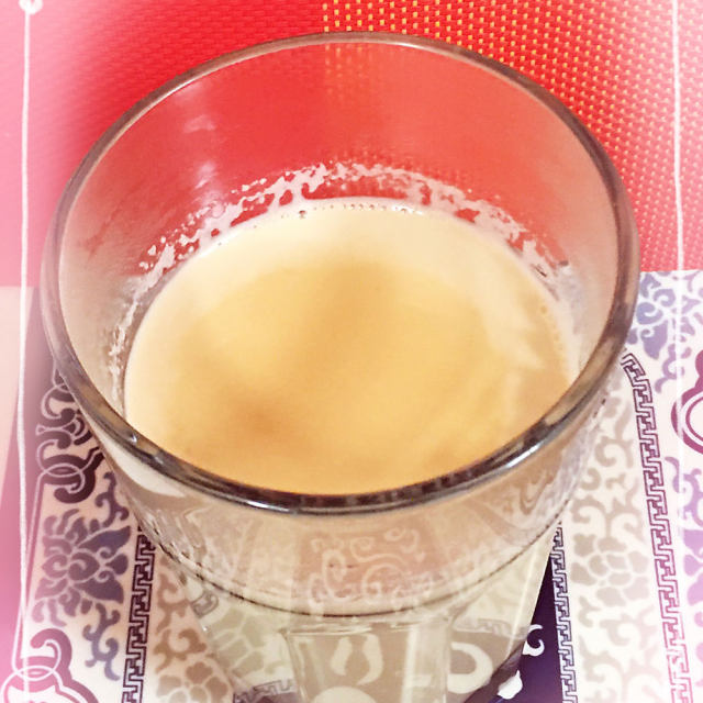 普洱玫瑰奶茶