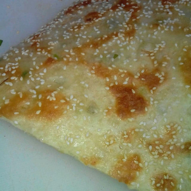 葱花芝麻油饼