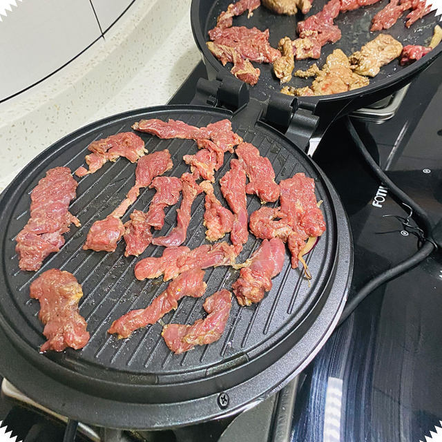 电饼铛烤牛肉