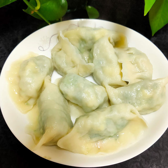 小白菜素水饺