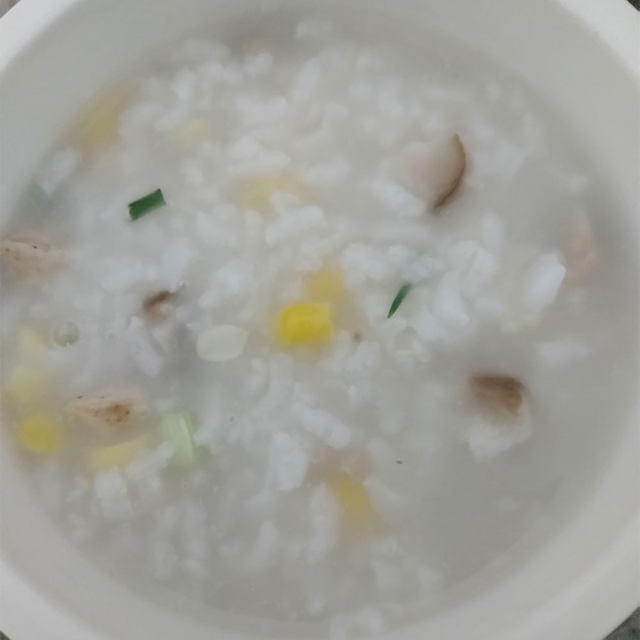 香菇鸡肉粥