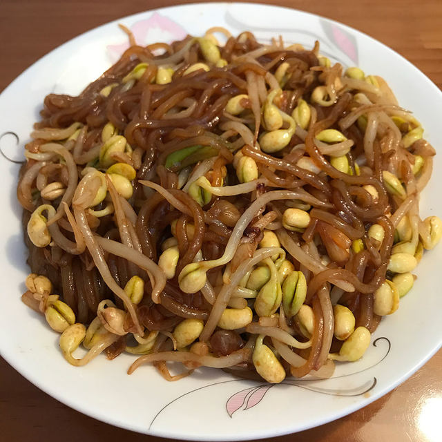 粉条黄豆芽