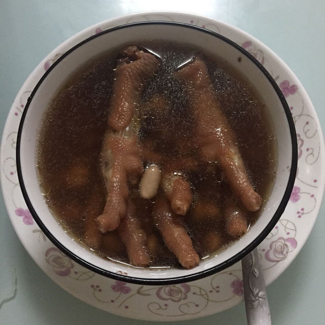 花生鸡腿汤