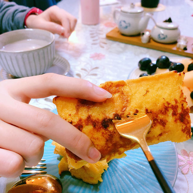 鸡蛋煎香蕉🍌吐司🍞