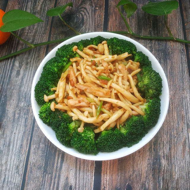 酱香鸡肉蟹味菇