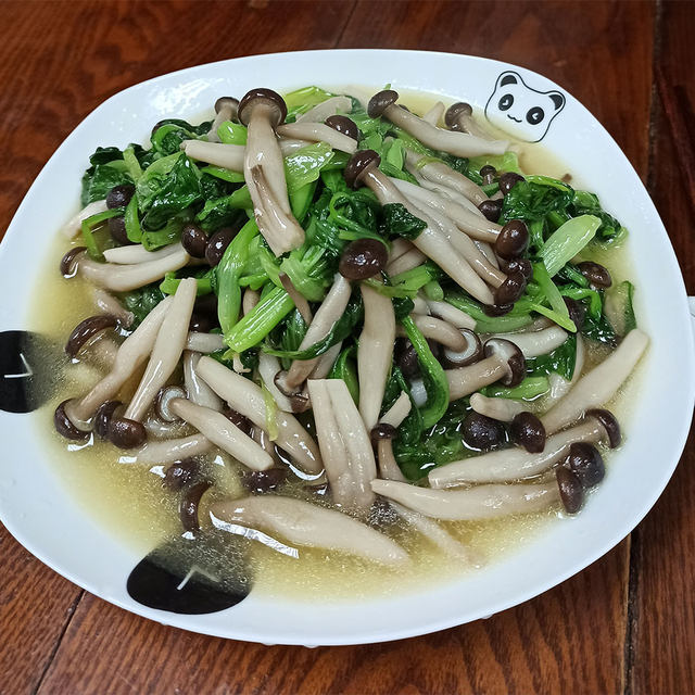 蟹味菇烧小青菜