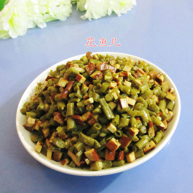 香干炒酸豆角