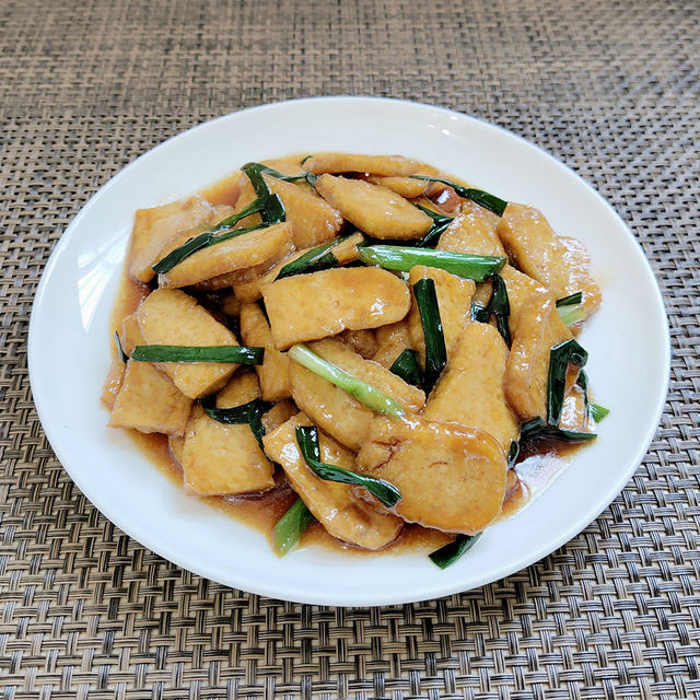 香葱炒豆腐