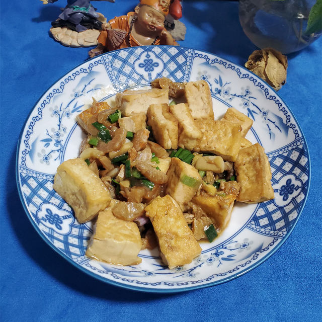 虾干焖豆腐