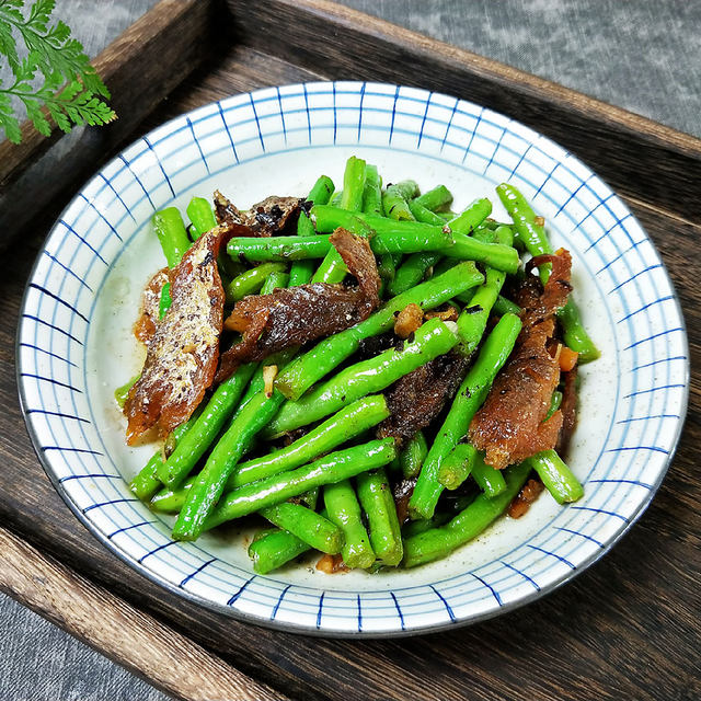 豆豉鲮鱼炒豆角