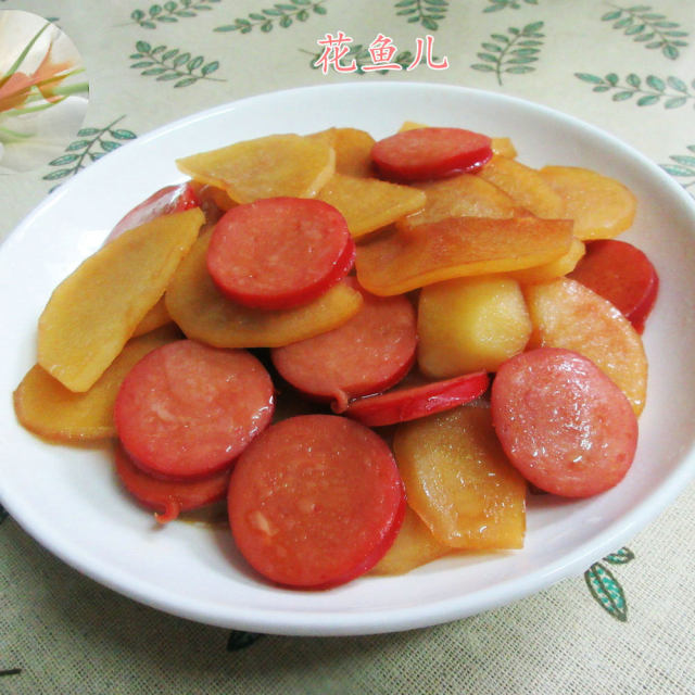 红肠炒土豆