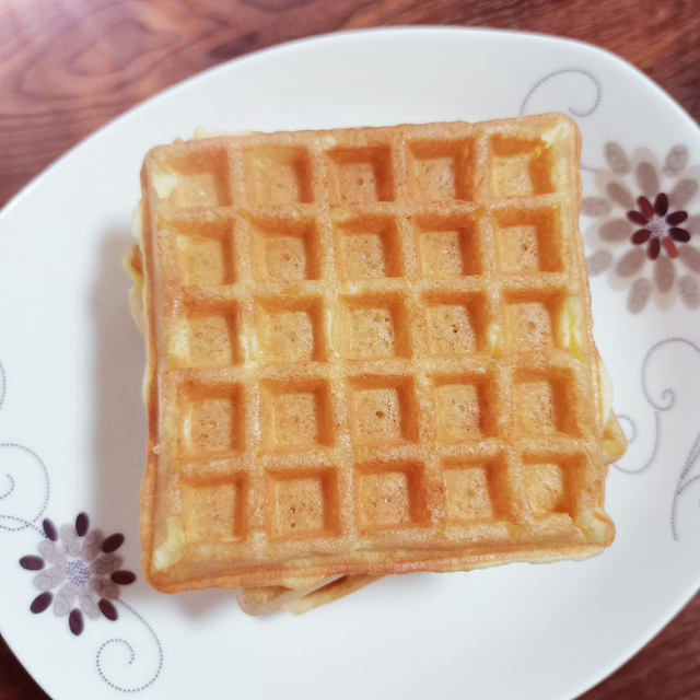 椰汁华夫饼