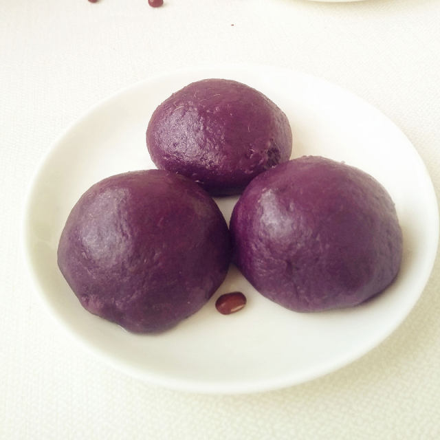 紫薯黏豆包