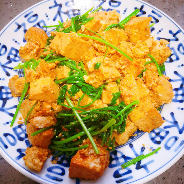 香菜烧豆腐