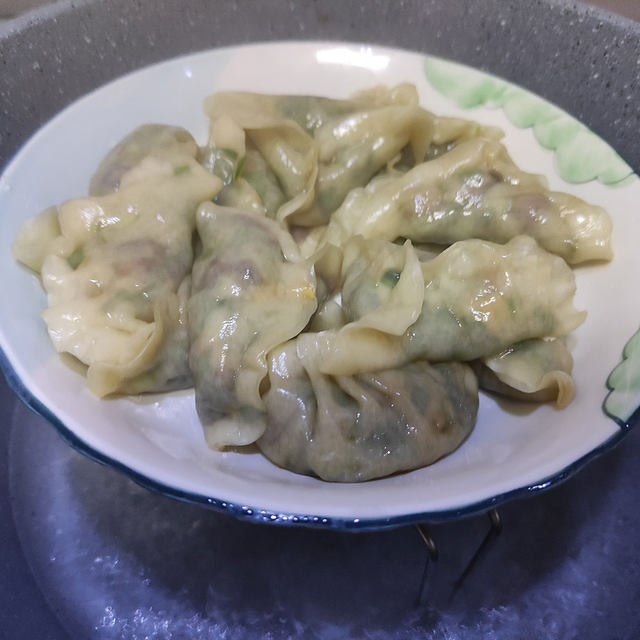 干贝韭菜蛋饺子