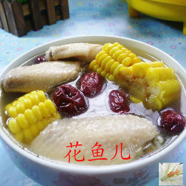 红枣甜玉米中翅汤