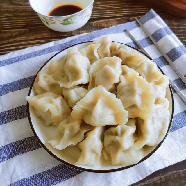 猪肉角瓜馅饺子