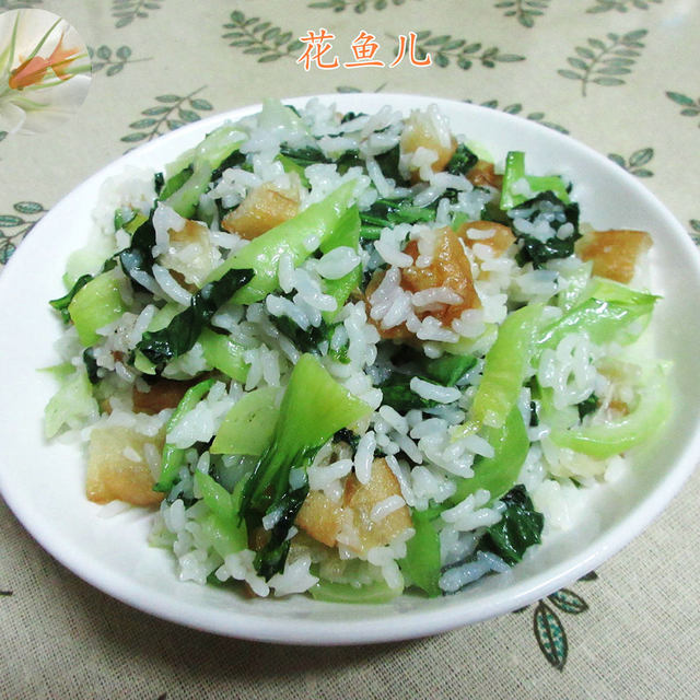 油条青菜炒饭