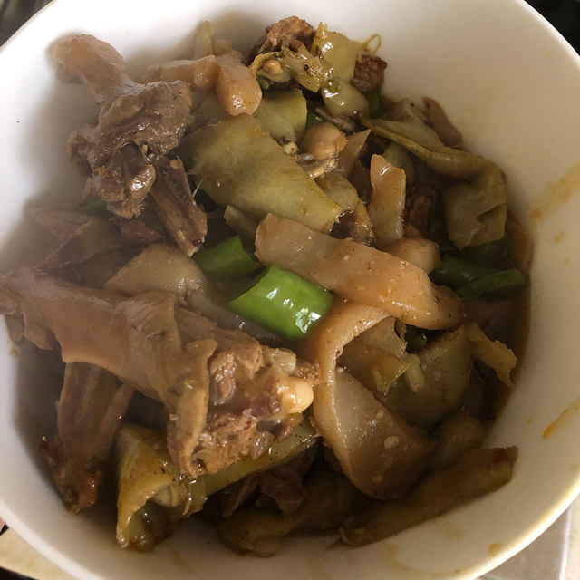 扁豆烧鸭