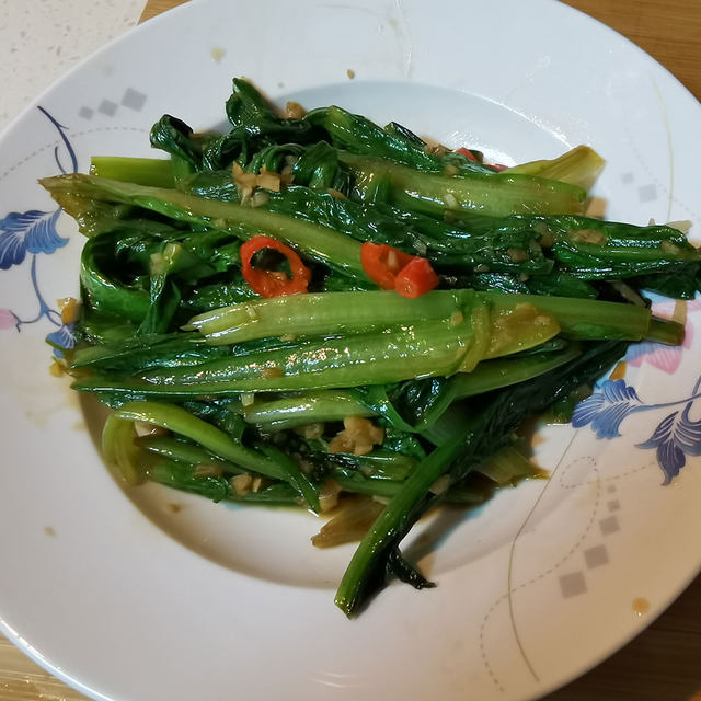 简单快手炒油麦菜