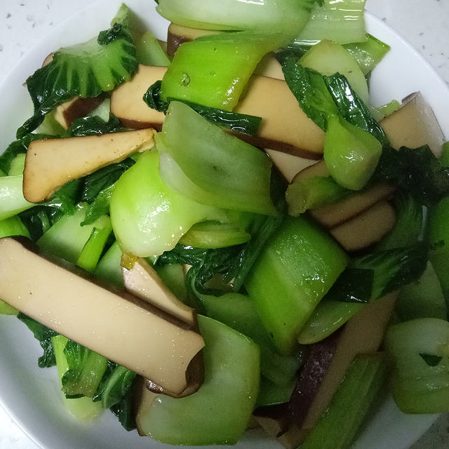 青菜炒鸡蛋干