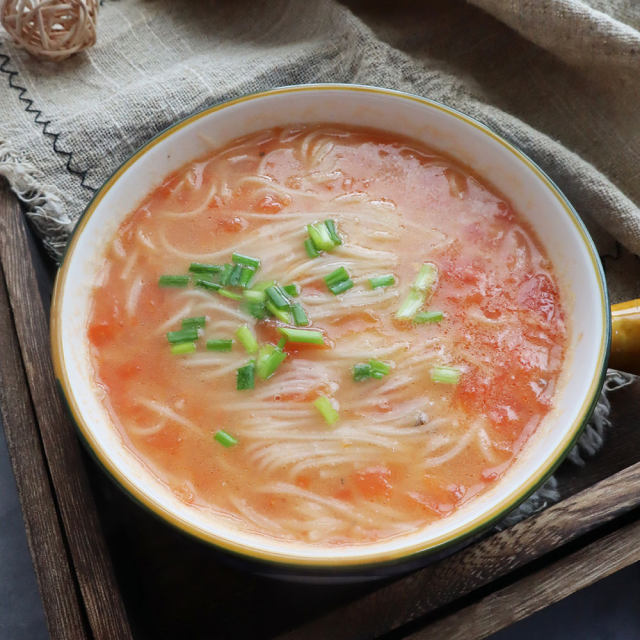 儿童餐之番茄鱼汤面❤️营养鲜美，开胃补钙
