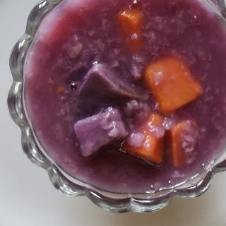 紫薯红薯粥