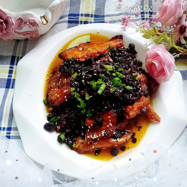 Braised Fish with Black Bean Sauce