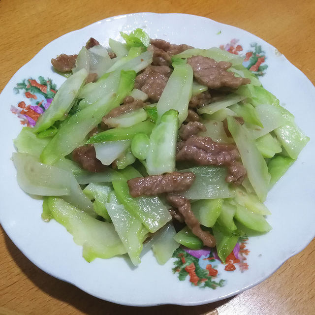 榨菜炒肉片