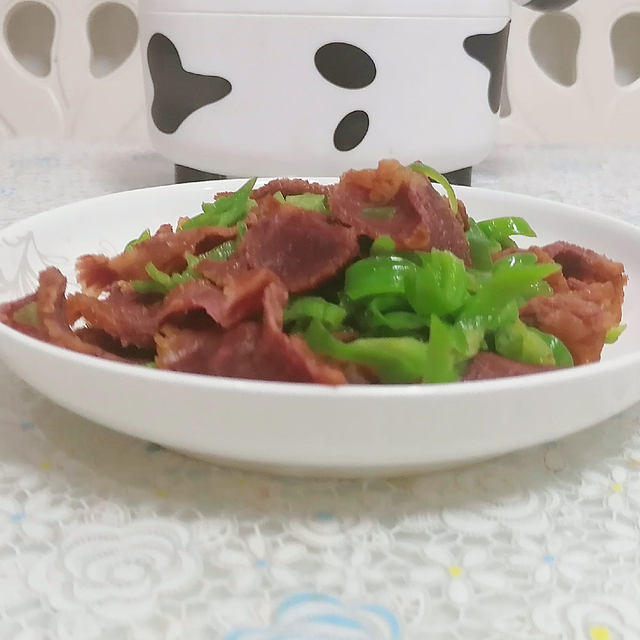 牛肉炒青椒