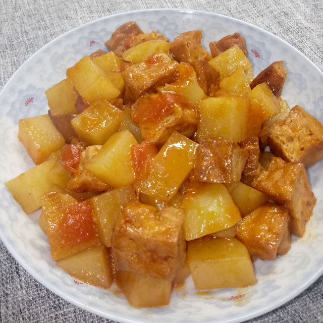 番茄土豆炖豆腐