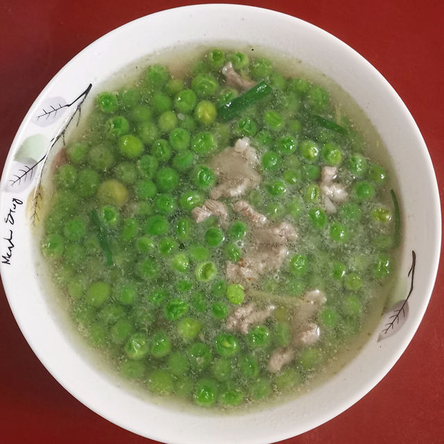 豌豆肉丝汤