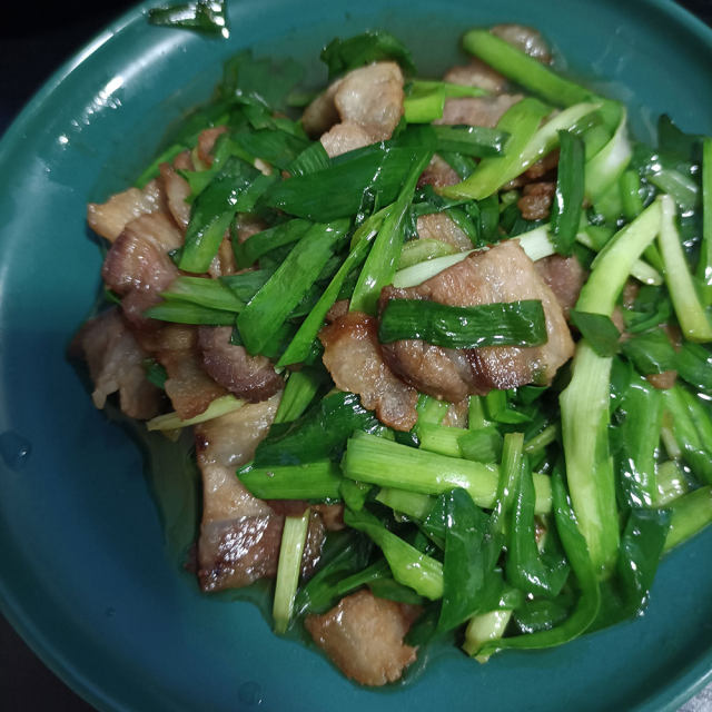 韭菜回锅肉
