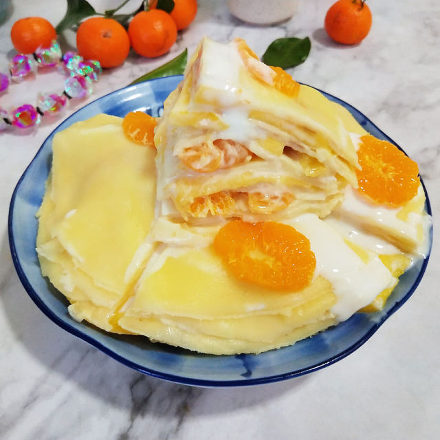 橘子酸奶千层