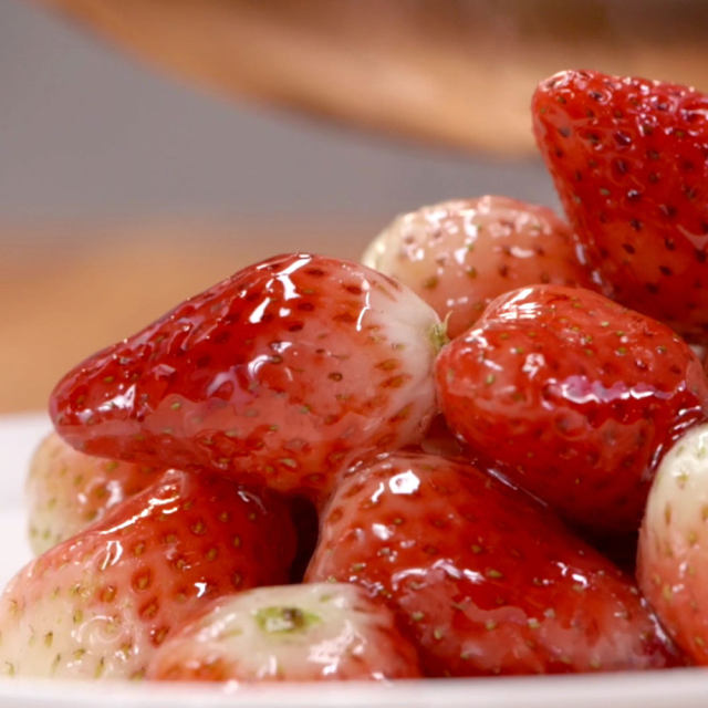 蜜汁草莓，只需3步
