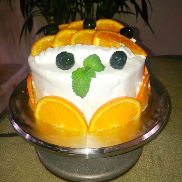 香橙水果蛋糕