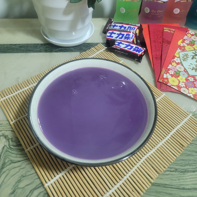 紫薯豆浆