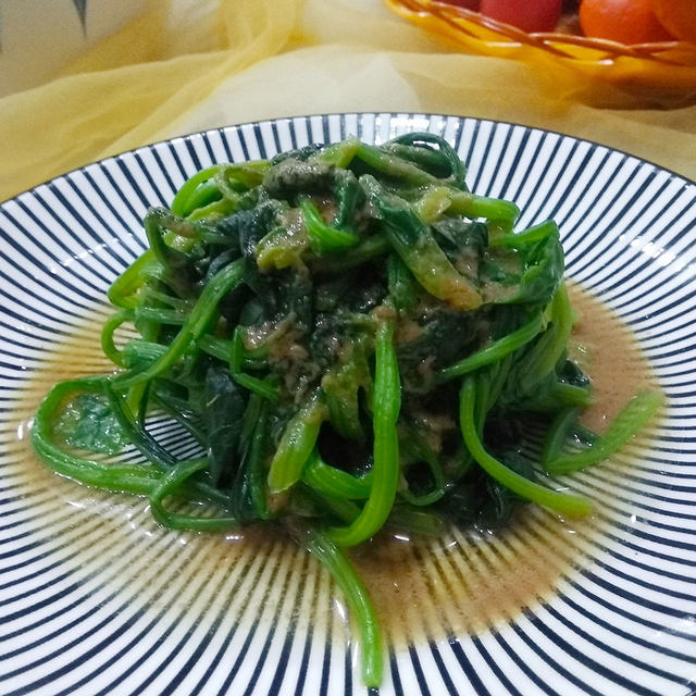 芝麻酱拌菠菜