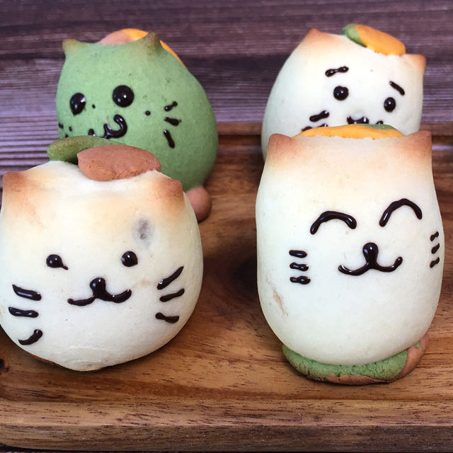 日式猫咪烧果子，简单易上手，可爱又好吃。