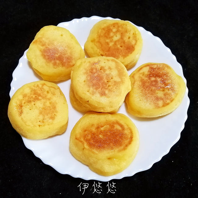 奶香玉米面饼