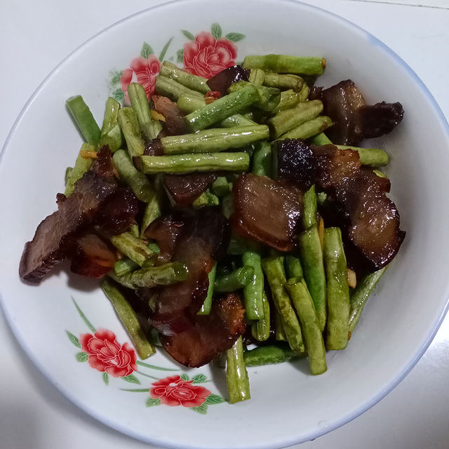 豆角炒腊肉