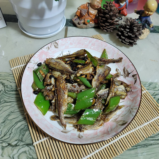 青椒豆鼓炒黄花鱼