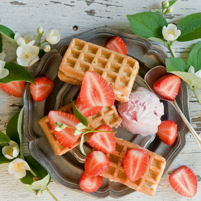 仙女草莓冰淇淋🍓