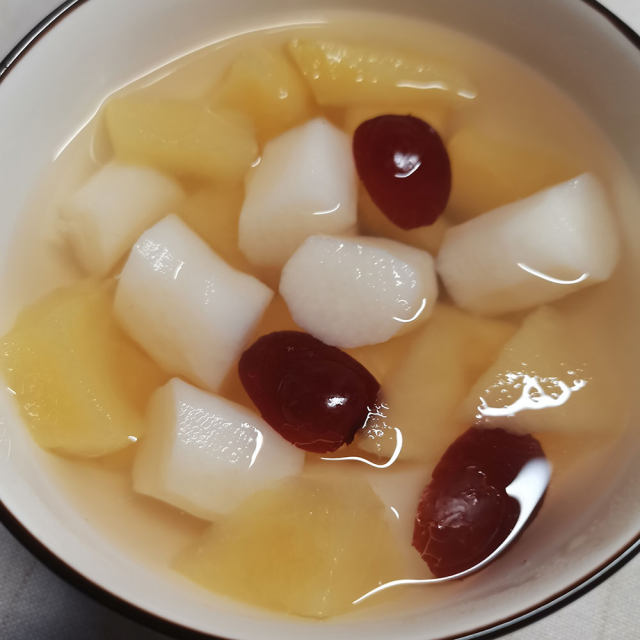 红枣山药苹果糖水