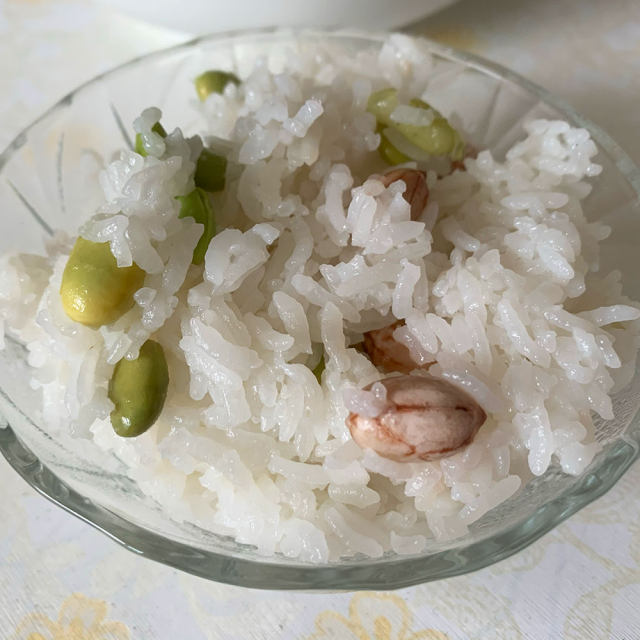 花生毛豆米饭